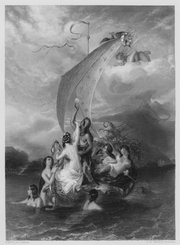 Youth and Pleasure, fra billedet i Vernon Gallery (gravering) af William Etty