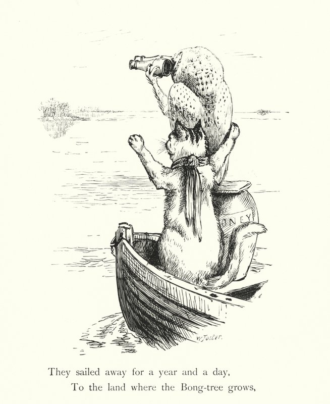 Uglen og kussekatten (gravering) af William Foster