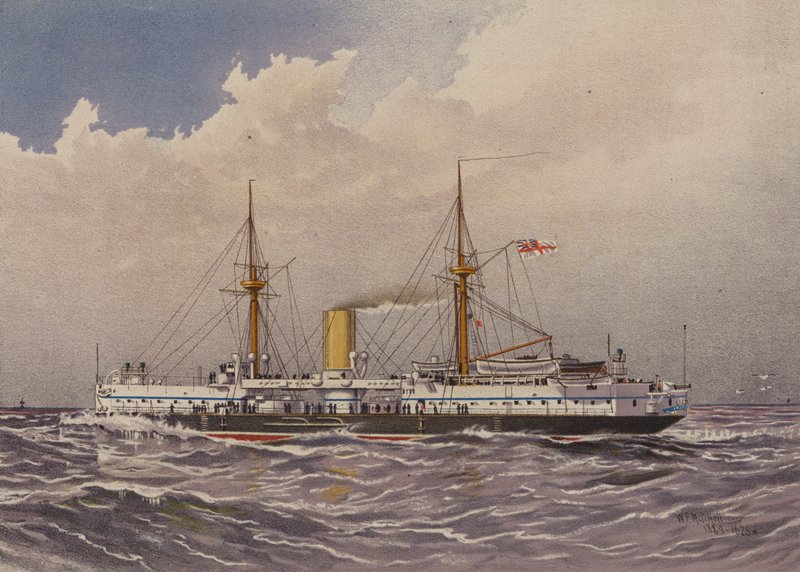 HMS Colossus, 1. klasses slagskib af William Frederick Mitchell