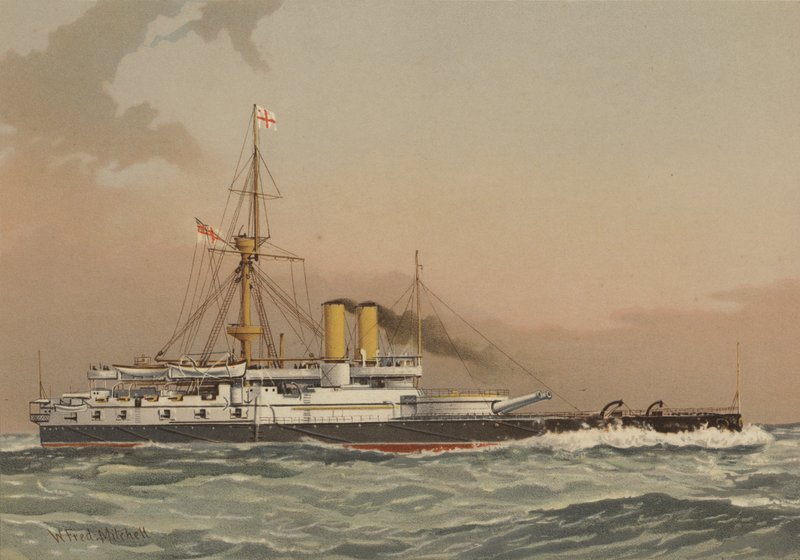HMS Victoria, slagskib af 1. klasse af William Frederick Mitchell