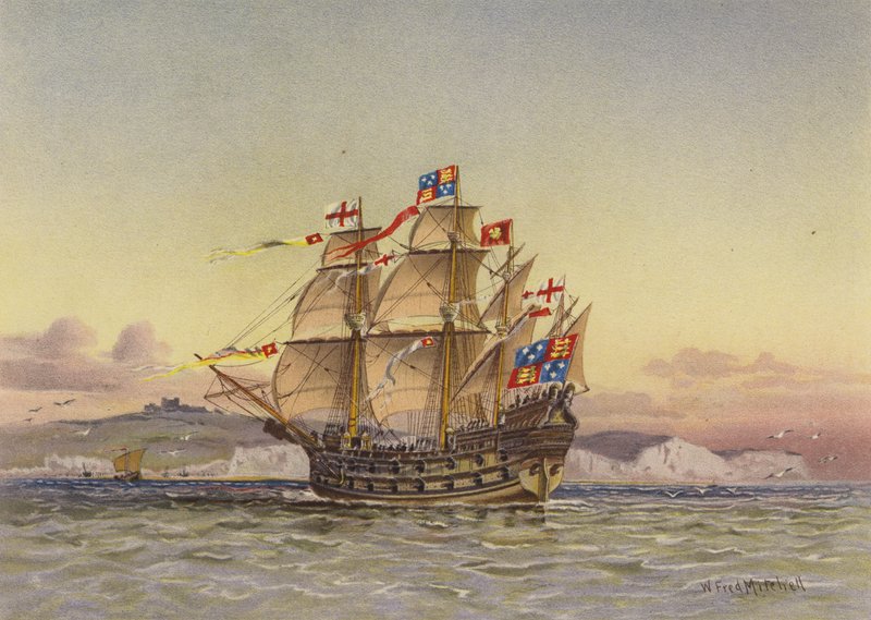 Den store Harry af 1488 af William Frederick Mitchell