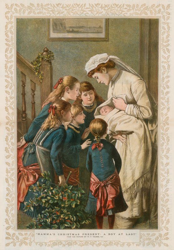 Mammas julegave: En dreng omsider af William Frederick Yeames