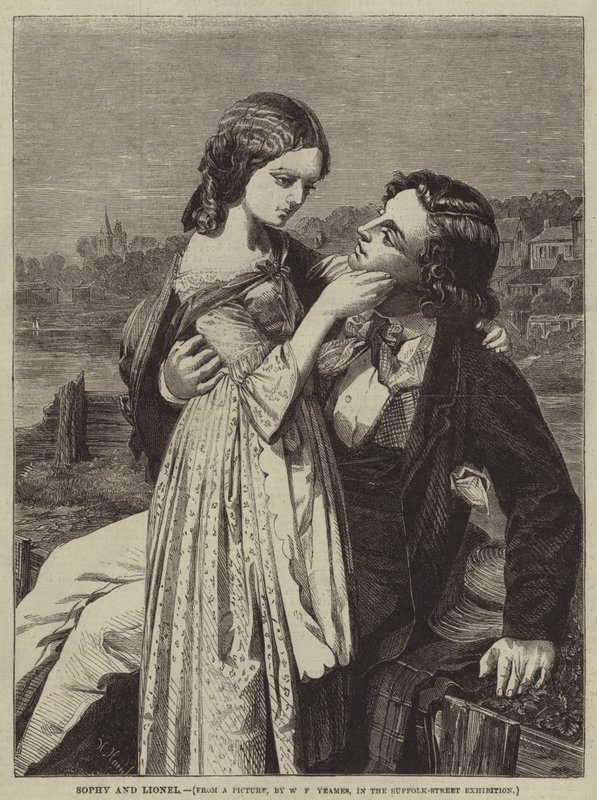 Sophy og Lionel af William Frederick Yeames