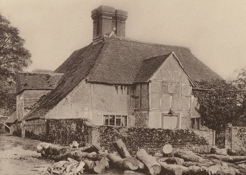 Ved Easebourne, nær Midhurst, West Sussex (s/h-foto) af William Galsworthy Davie