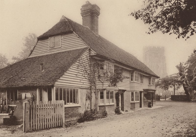Ved Hawkhurst, Kent (s/h-foto) af William Galsworthy Davie