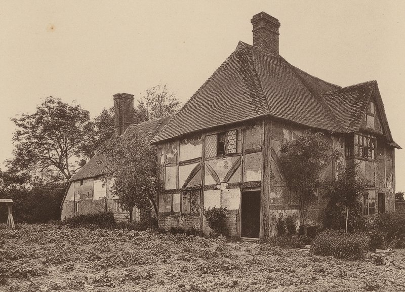Ved Little Dixter, Northiam, Sussex (s/h-foto) af William Galsworthy Davie