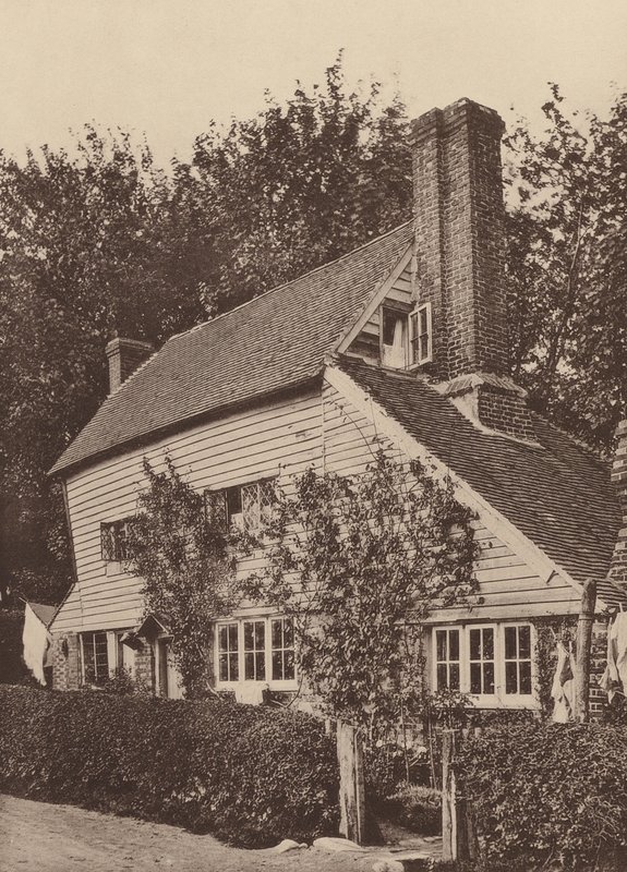 Ved Mayfield, Sussex (s/h-foto) af William Galsworthy Davie