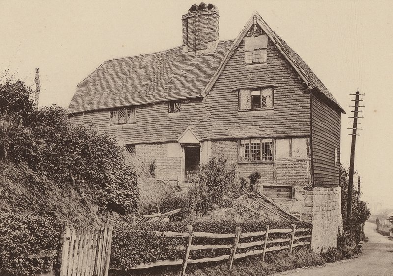 Ved Mayfield, Sussex (s/h-foto) af William Galsworthy Davie