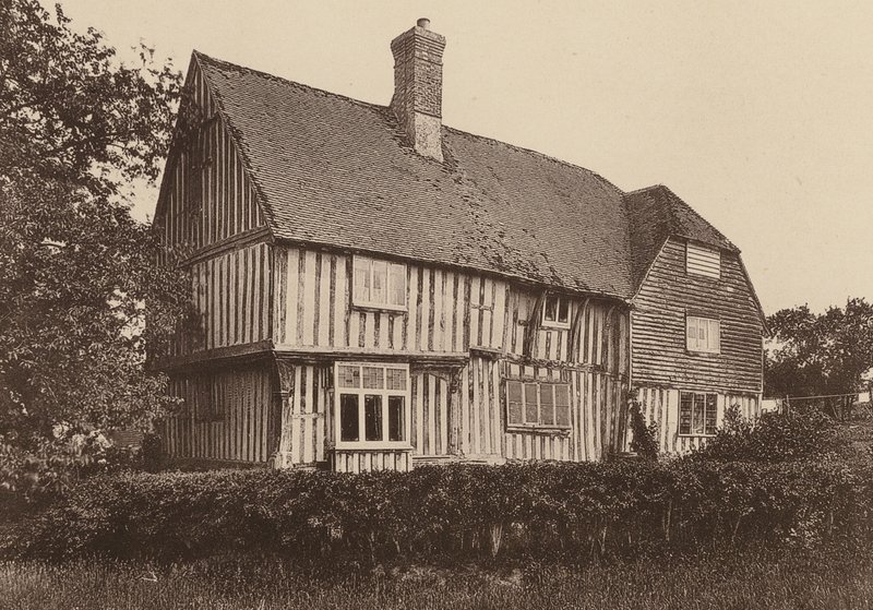 Ved Strawberry Hole, Northiam, Sussex (s/h-foto) af William Galsworthy Davie