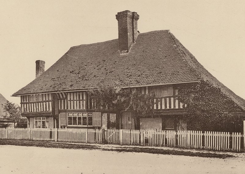Bell Farm House, Harrietsham, Kent (s/h-foto) af William Galsworthy Davie