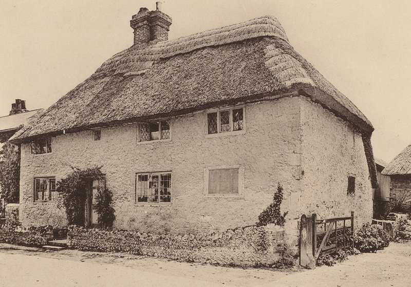 Farm House, Amberley, West Sussex (s/h-foto) af William Galsworthy Davie