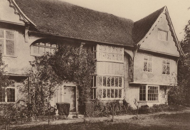 Hus i Willesley Green, nær Cranbrook, Kent (s/h-foto) af William Galsworthy Davie