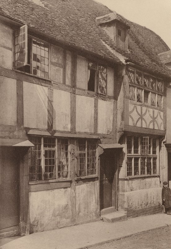 I West Street, Rye, Sussex (s/h-foto) af William Galsworthy Davie