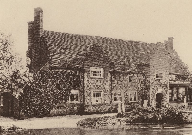 Posthuset, Wickhambreaux, Kent (s/h-foto) af William Galsworthy Davie