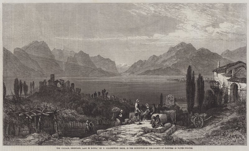 The Vintage, Desenzano, Gardasøen af William Harding Collingwood Smith