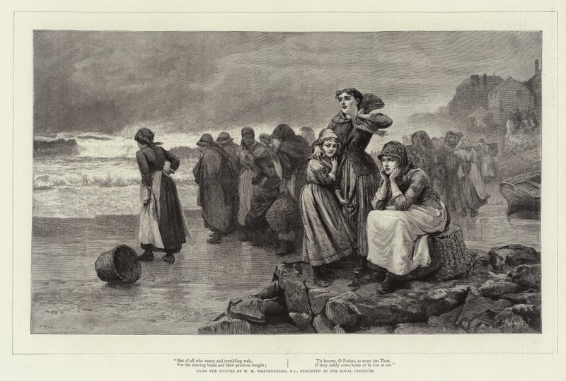 Kvinder venter af William Harris Weatherhead