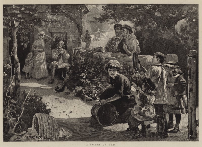 En sværm af bier af William Hatherell