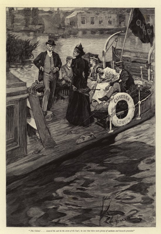 Sejlads på Themsen af William Hatherell
