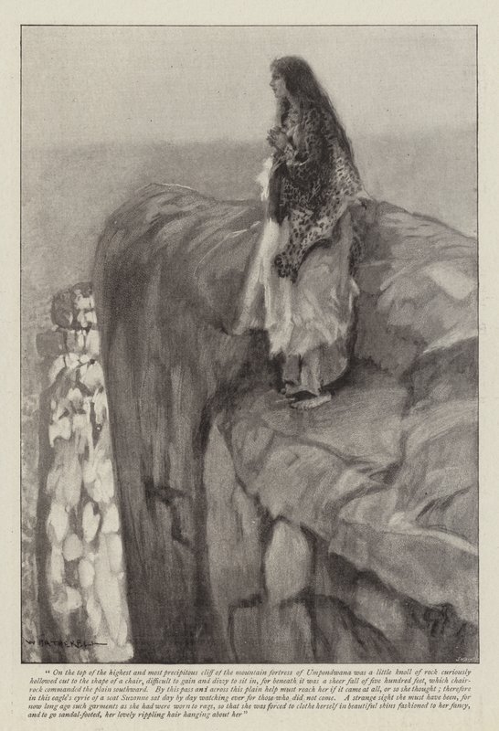 Illustration til Swallow, A Tale of the Great Trek, af H Rider Haggard af William Hatherell