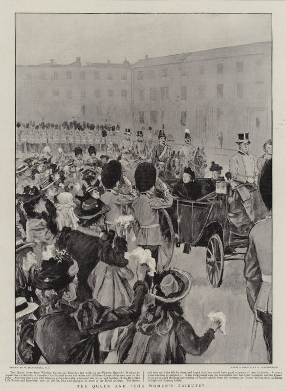 Dronningen og Kvindernes hyldest af William Hatherell
