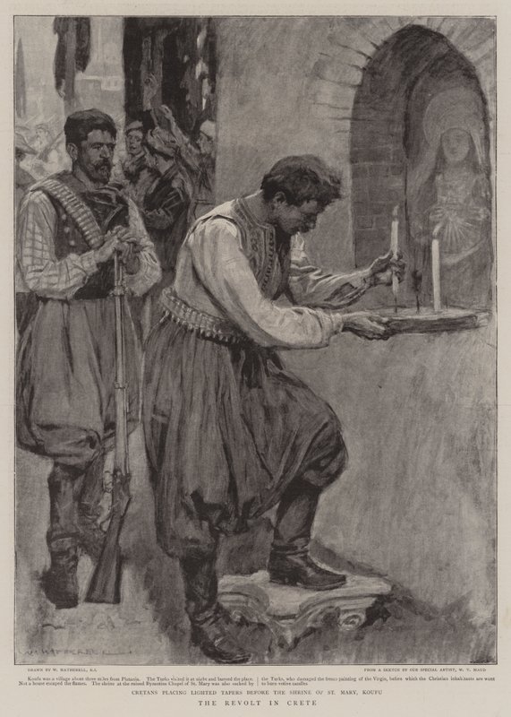Oprøret på Kreta af William Hatherell