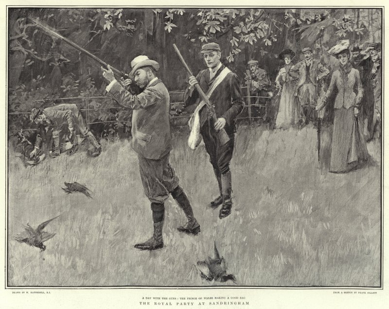 Den kongelige fest i Sandringham af William Hatherell