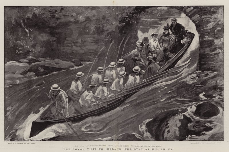 Det kongelige besøg i Irland, opholdet i Killarney af William Hatherell