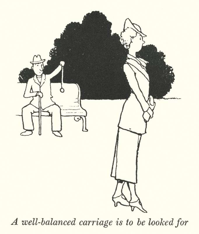 En velafbalanceret vogn skal ledes efter (litho) af William Heath Robinson