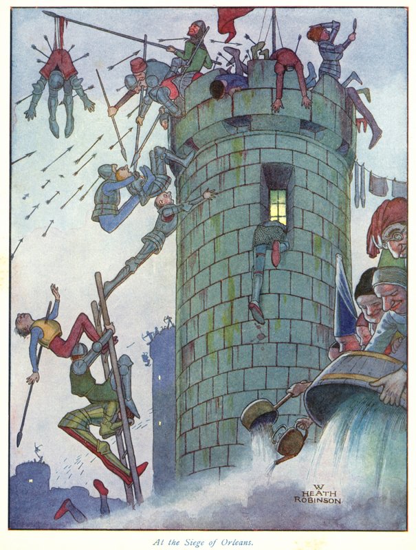 Under belejringen af Orleans af William Heath Robinson