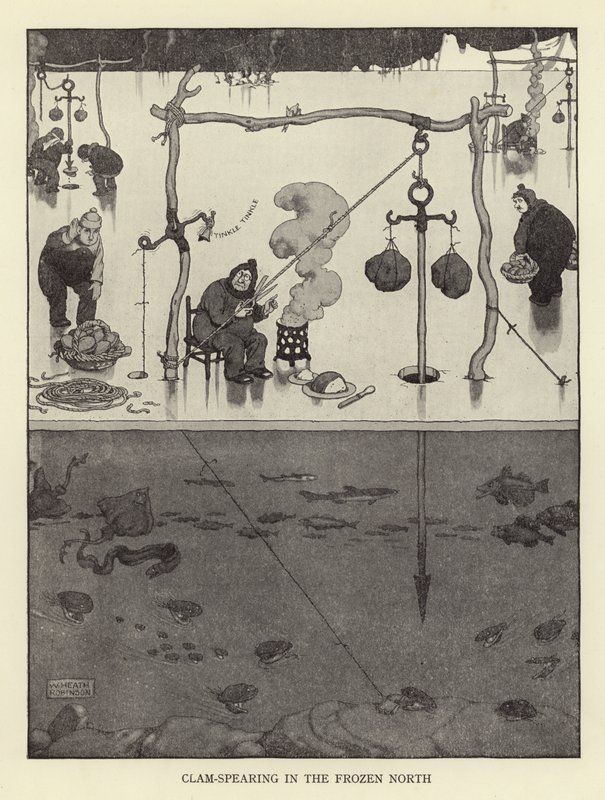 Muslingespyd i det frosne nord af William Heath Robinson
