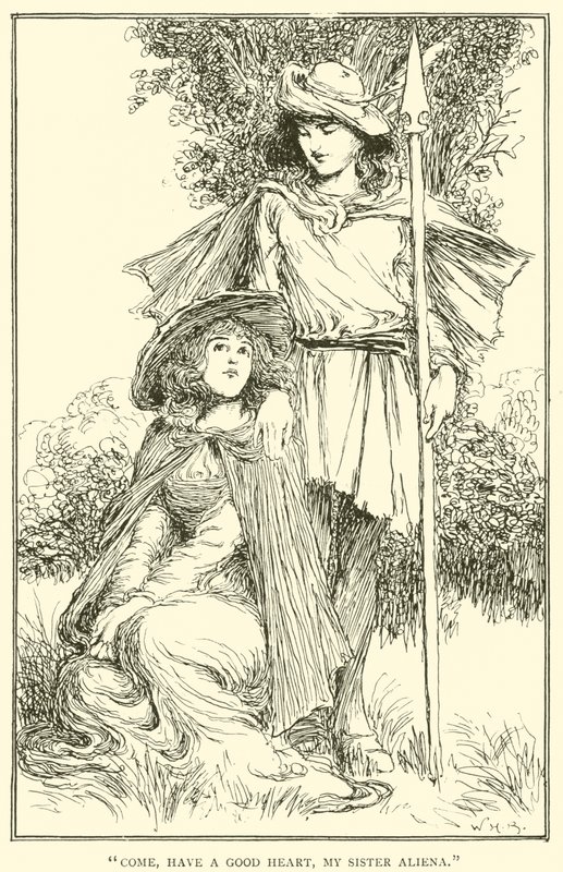 Kom, hav et godt hjerte, min søster Aliena af William Heath Robinson