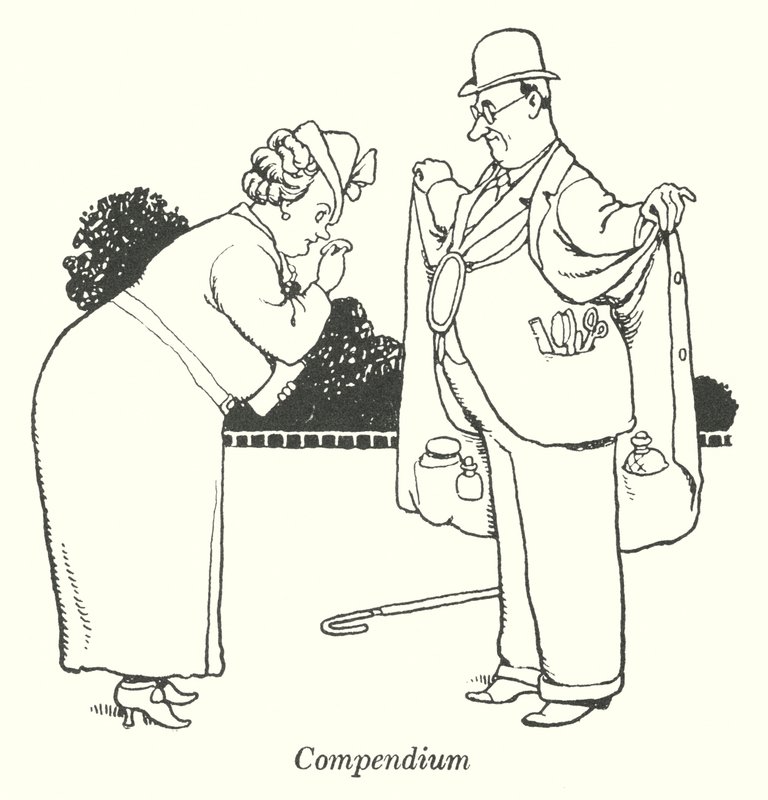 Kompendium (litho) af William Heath Robinson