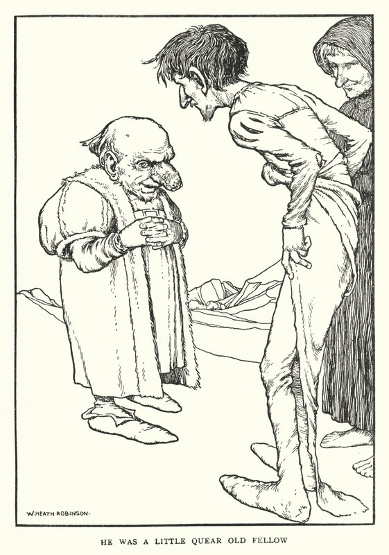Han var en lille gammel fyr (litho) af William Heath Robinson