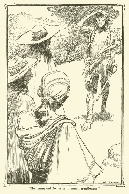 Illustration til Don Quixote (litho) af William Heath Robinson