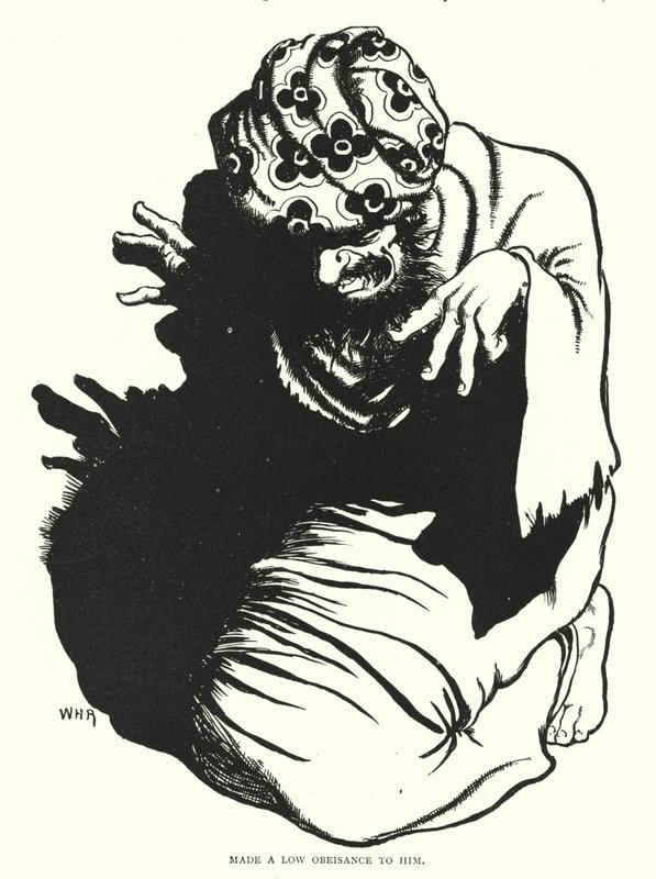 Gjorde en lav ære til ham (gravering) af William Heath Robinson