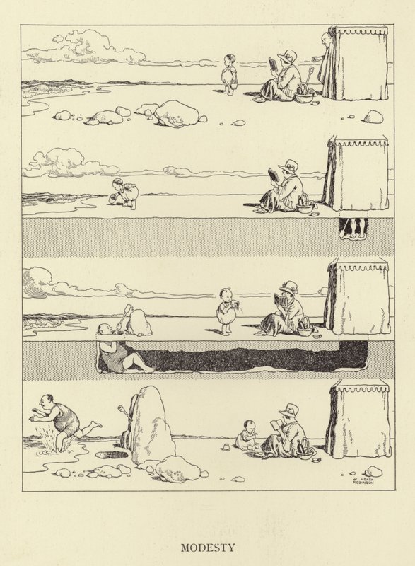 Beskedenhed af William Heath Robinson