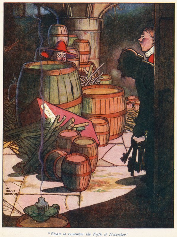 Husk den 5. november af William Heath Robinson