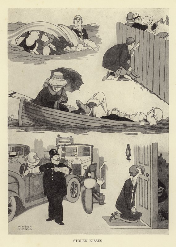 Stjålne kys af William Heath Robinson
