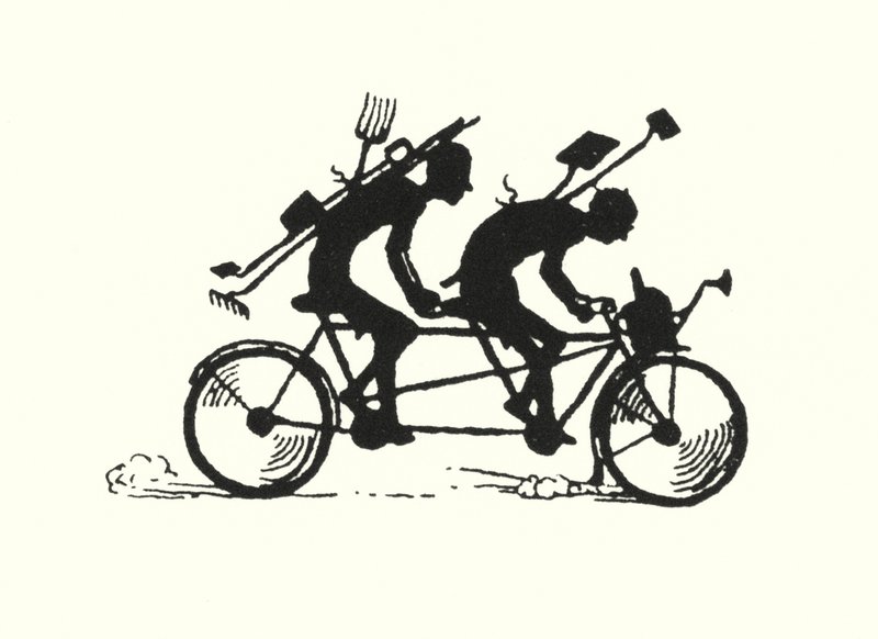 The End (litho) af William Heath Robinson