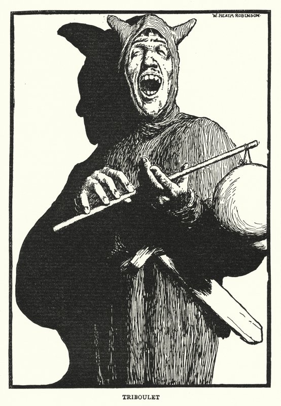 Triboulet (litho) af William Heath Robinson