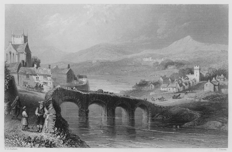 Bray (gravering) af William Henry (after) Bartlett