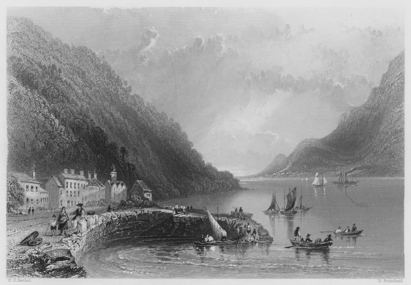 Ross-Trevor Pier (gravering) af William Henry (after) Bartlett