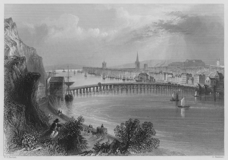 Waterford (gravering) af William Henry (after) Bartlett