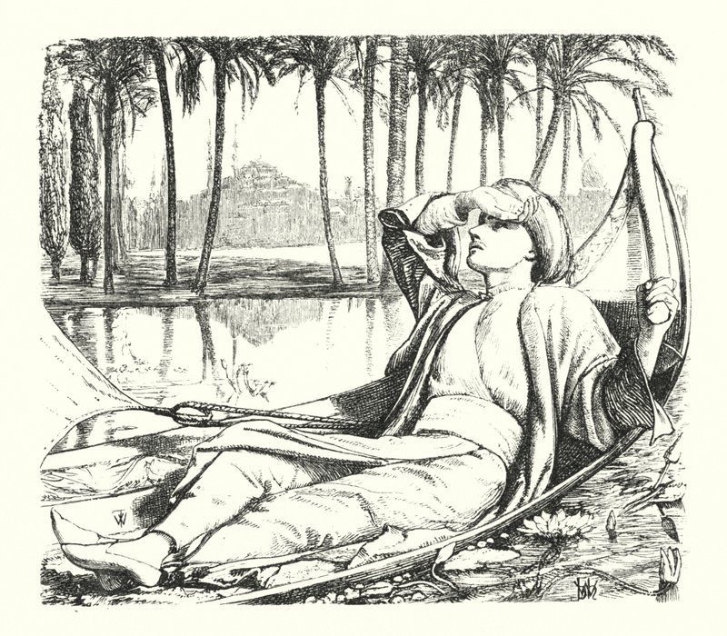 Erindringer om de arabiske nætter (gravering) af William Henry (after) Hunt