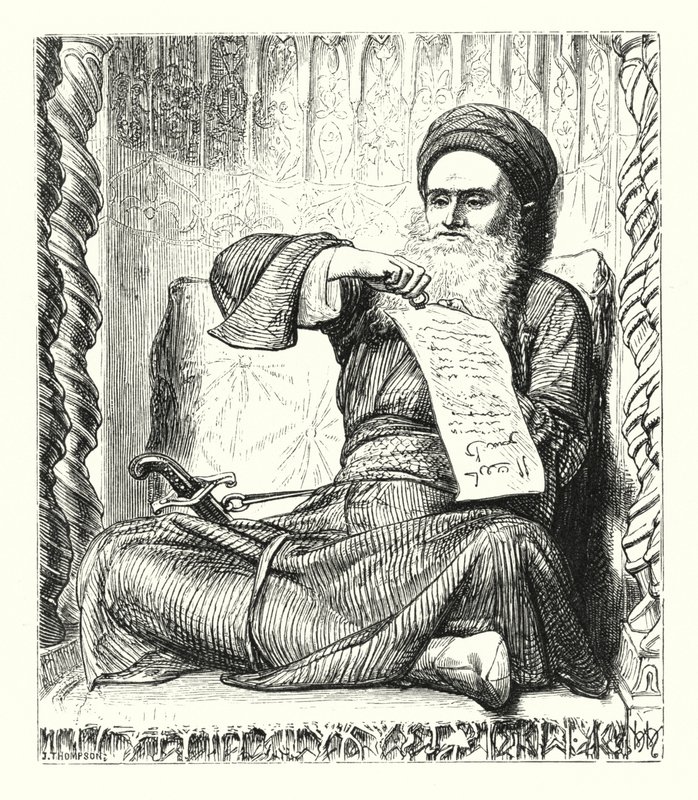 Erindringer om de arabiske nætter (gravering) af William Henry (after) Hunt