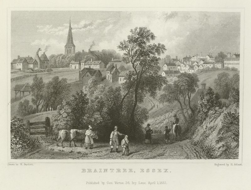 Braintree, Essex af William Henry Bartlett