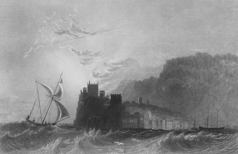 Castelorizo, nær Myra, i Syrien, Lilleasien af William Henry Bartlett