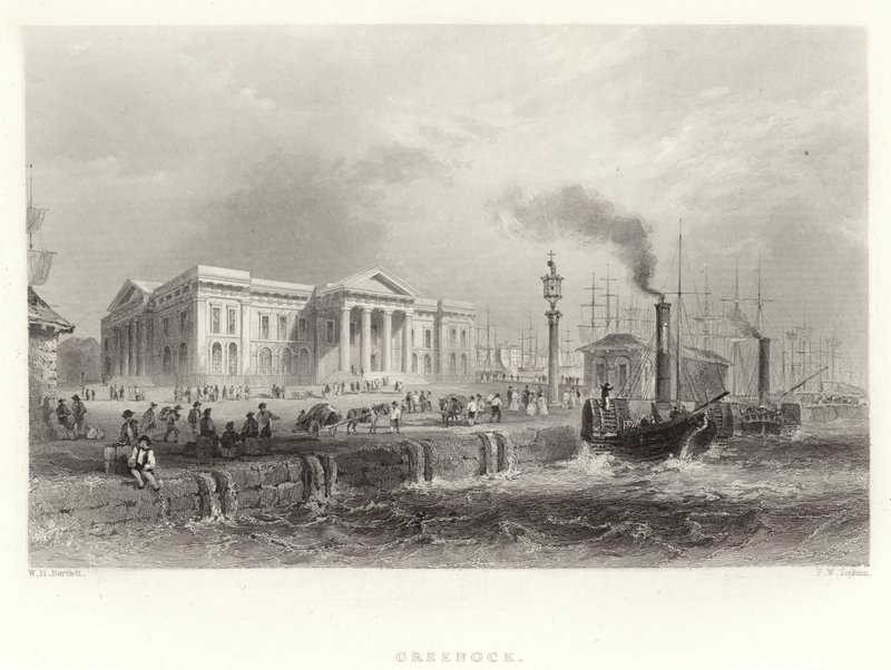 Greenock af William Henry Bartlett