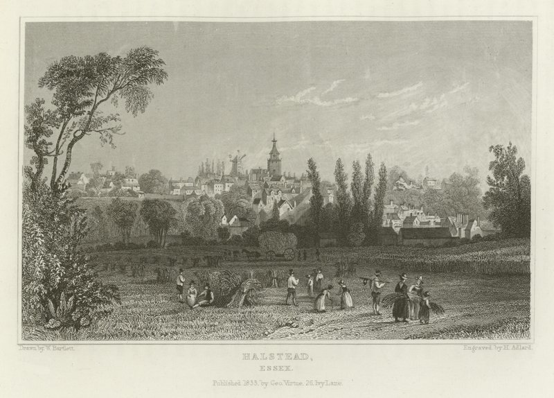 Halstead, Essex af William Henry Bartlett