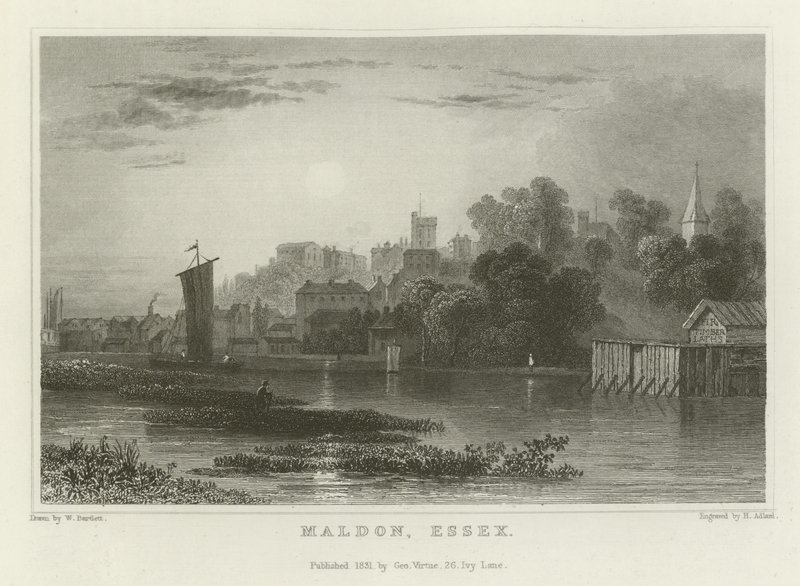 Maldon, Essex af William Henry Bartlett